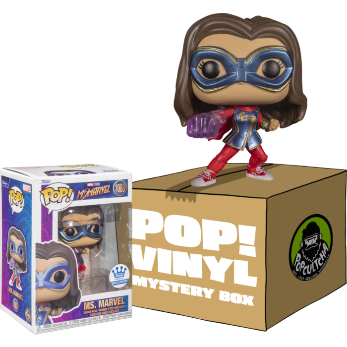 Ms. Marvel (2022) - Ms. Marvel with Light Arm Mystery Box (Includes Ms.  Marvel & 3 Mystery Exclusive Pop! Vinyl Figures)