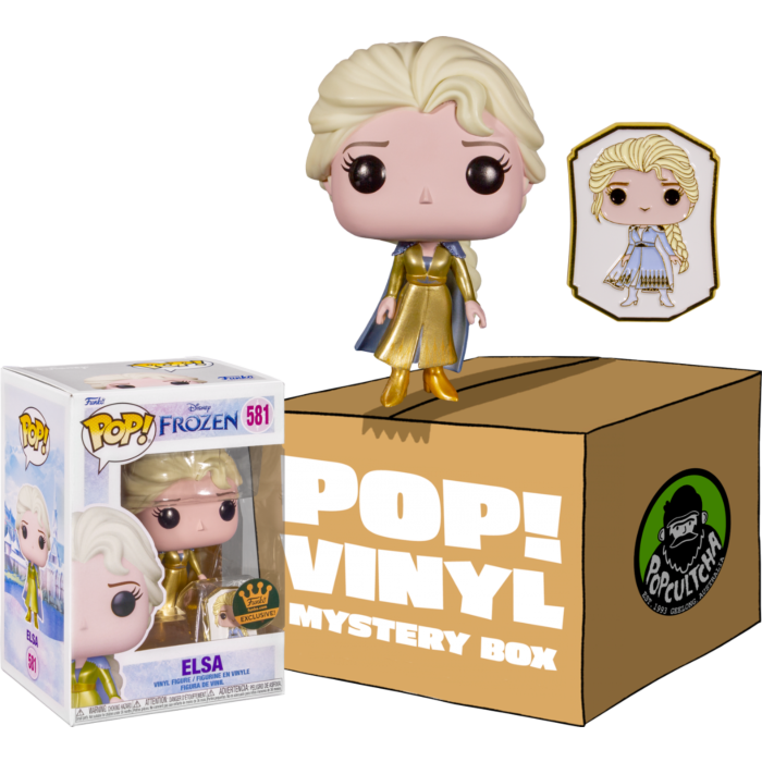 Pop! Elsa (Gold) with Pin
