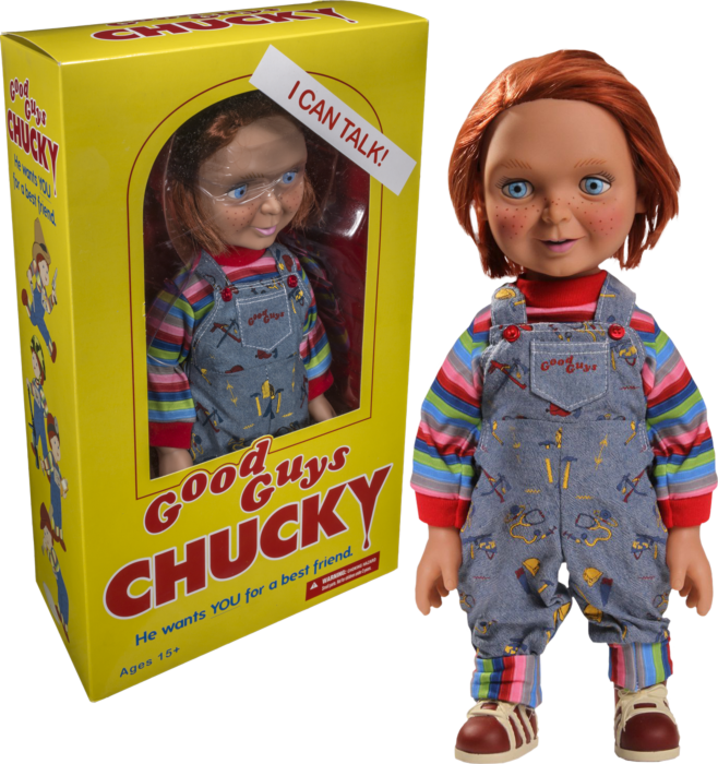 Child S Play Good Guys 15 Talking Chucky Doll Mezco Good Guys 15 Talking Chucky Doll Popcultcha