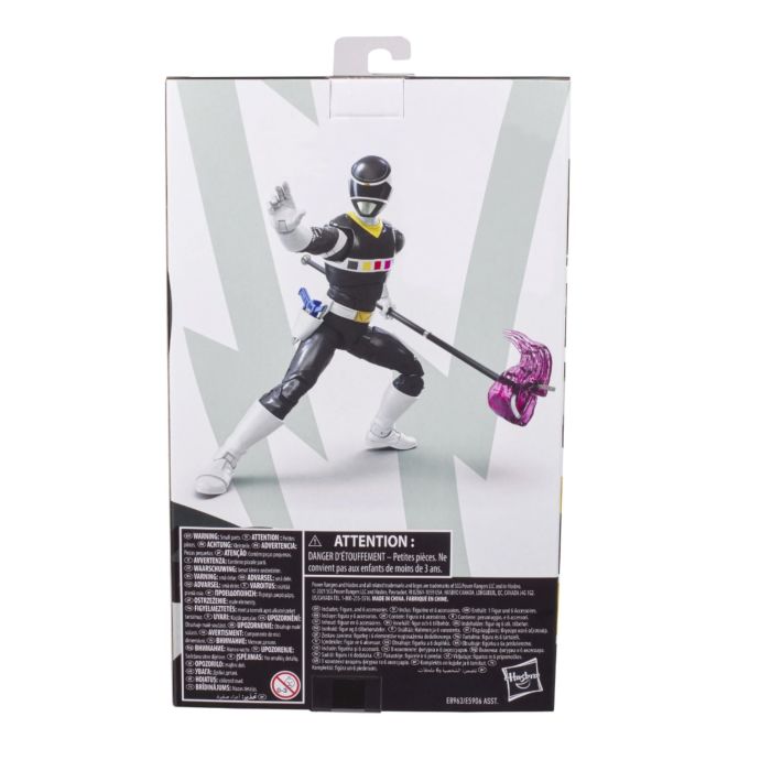 power rangers lightning collection in space black ranger