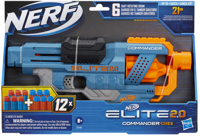Nerf - Elite 2.0 Commander RC-6 Dart Blaster by Hasbro