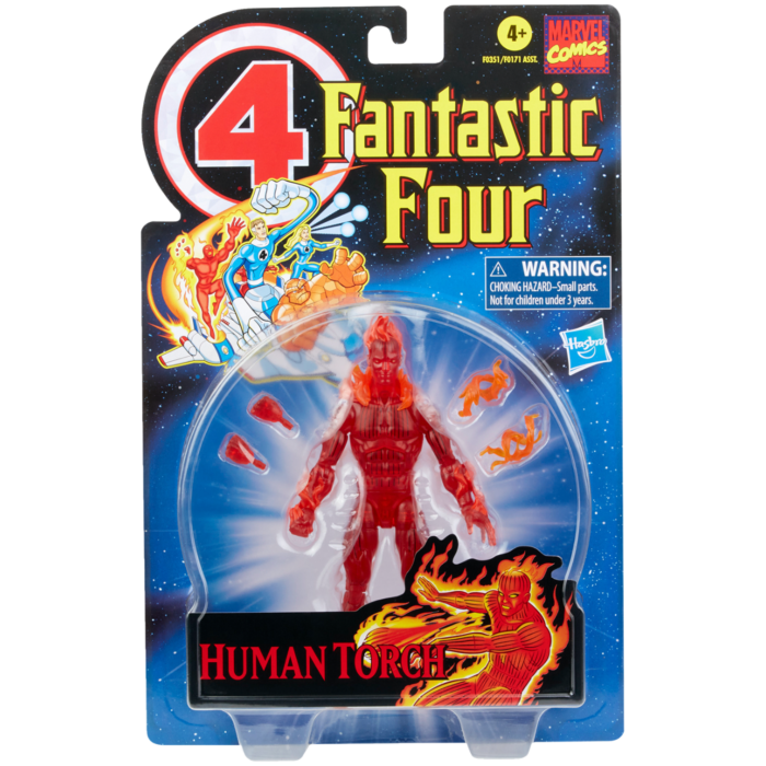 marvel legends fantastic four human torch