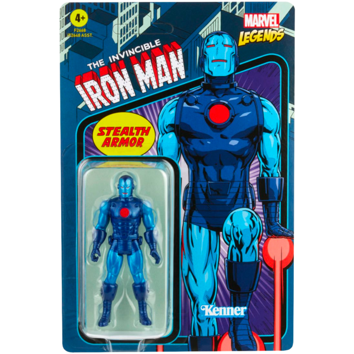 The Invincible Iron Man - Stealth Armor Iron Man Marvel Legends Retro ...