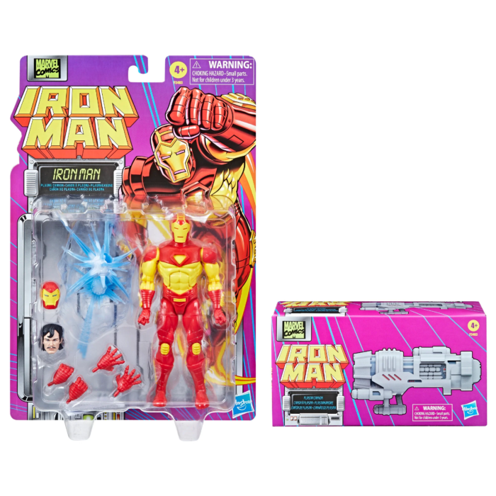 Iron Man - Iron Man Retro Marvel Legends Deluxe 6 Scale Action