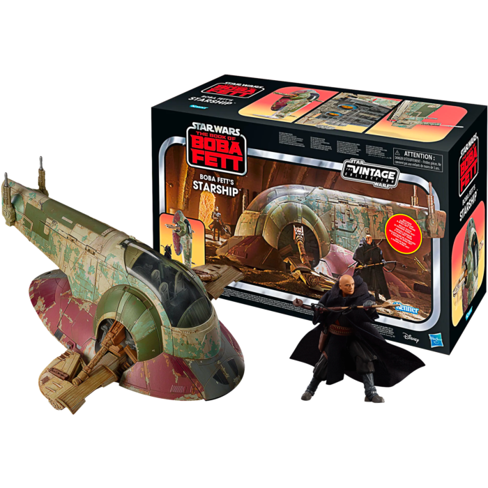 Star Wars: The Book of Boba Fett - Boba Fett's Starship & Boba Fett Vintage  Collection Kenner ” Scale Action Figure Vehicle Playset by Hasbro |  Popcultcha