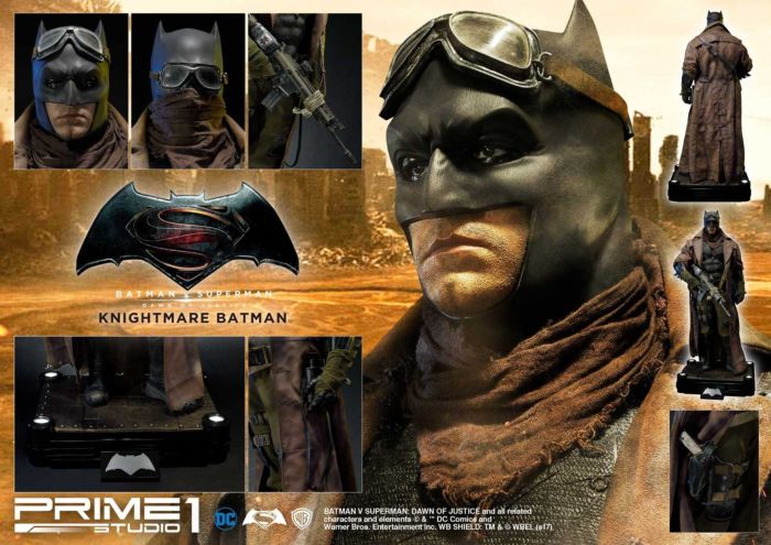 Batman vs Superman: Dawn of Justice | Knightmare Batman 1/2 Scale Statue by  Prime 1 Studios | Popcultcha