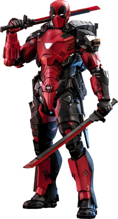Deadpool | Armorized Deadpool Armorized Warrior Collection 1/6th Scale  Die-Cast Hot Toys Action Figure | Popcultcha