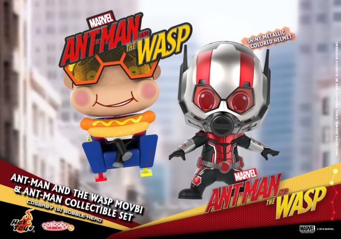 Hot Toys Ant-Man and the Wasp Cosbaby Collectibles Set Marvel Bobblehead Pop 