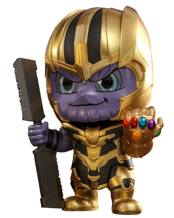 Avengers 4: Endgame - Thanos (L) Cosbaby Hot Toys Bobble-Head Figure by ...