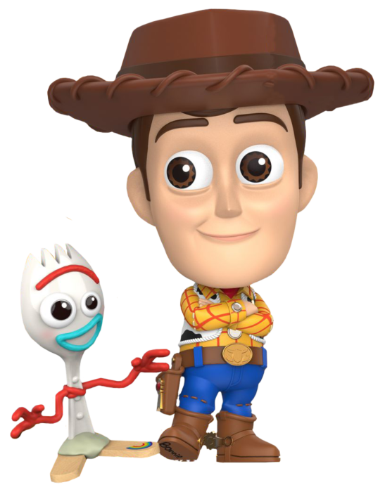 s Hot Toys Cosbaby 602 Toystory 4 Woody & Forky Brand New!!! 