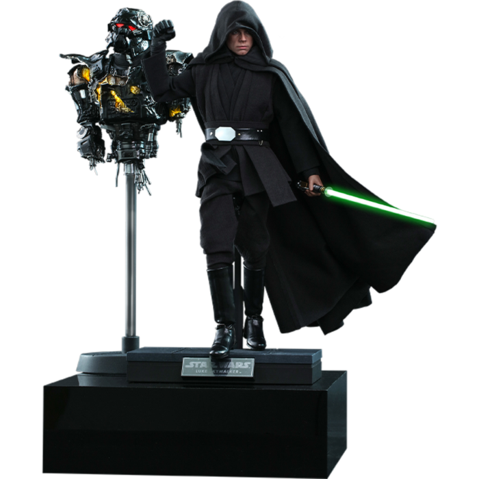 Star Wars The Mandalorian Luke Skywalker Deluxe 1 6th Scale Hot Toys Action Figure By Hot