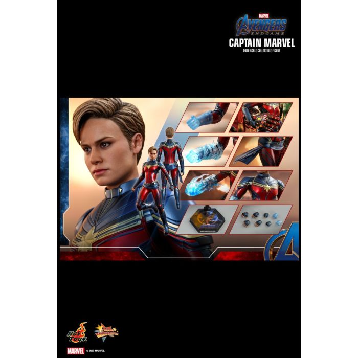 endgame captain marvel hot toys