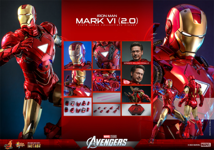 The Avengers - Iron Man Mark Vi (2.0) 1/6Th Scale Hot Toys Action Figure By  Hot Toys | Popcultcha