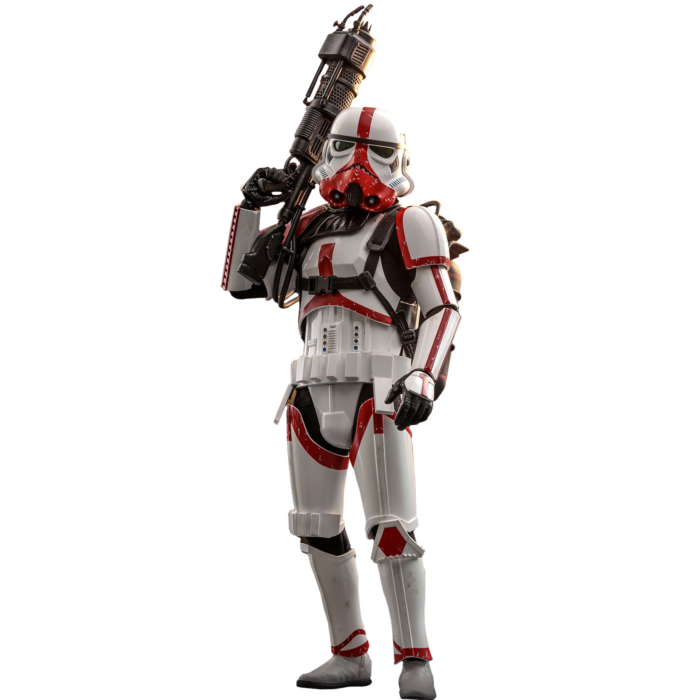 Star Wars The Mandalorian Incinerator Stormtrooper 1 6th Scale Hot Toys Action Figure By Hot Toys Popcultcha