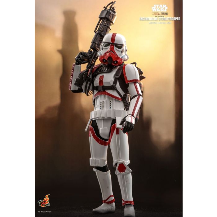 Star Wars The Mandalorian Incinerator Stormtrooper 1 6th Scale Hot Toys Action Figure By Hot Toys Popcultcha