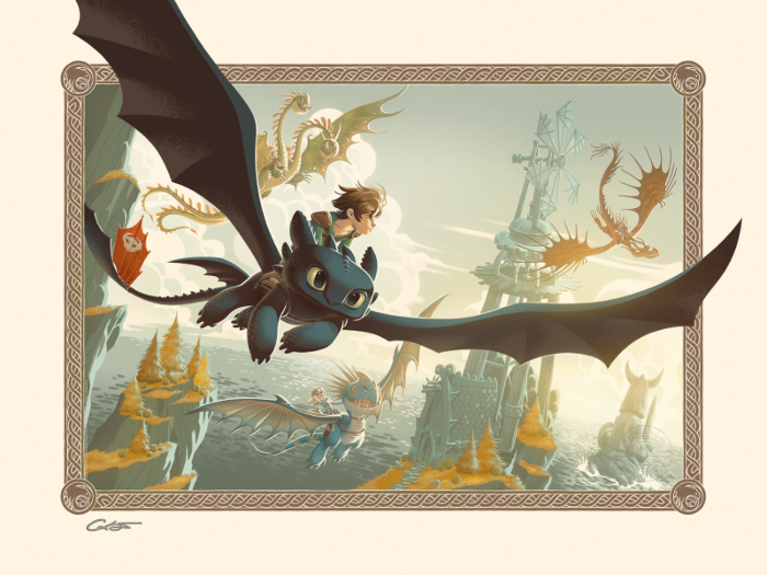 How To Train Your Dragon There Were Dragons Fine Art Print By Kael   How To Train Your Dragon There Were Dragons Fine Art Print By Kael Ngu 