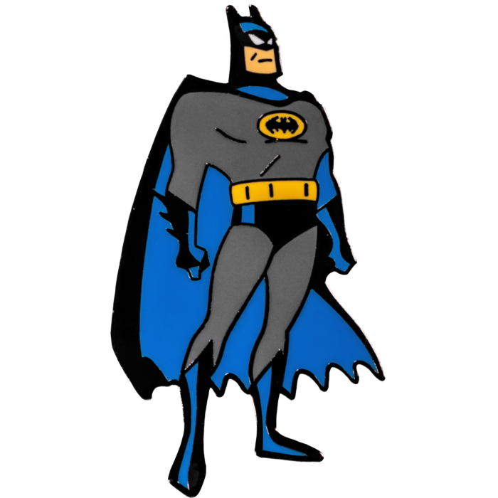 Batman The Animated Series Batman Enamel Pin By Ikon Collectables Popcultcha