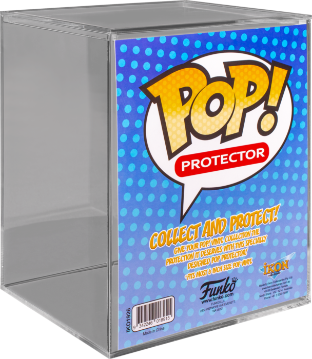 Funko Pop!, Super-Sized 6” Pop! Acrylic Protector Case by Ikon  Collectables