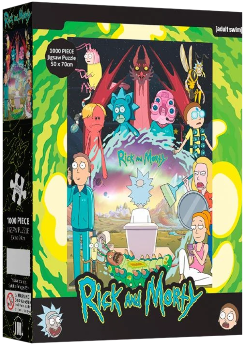Rick And Morty Season 4 1000 Piece Jigsaw Puzzle By Impact Posters Popcultcha