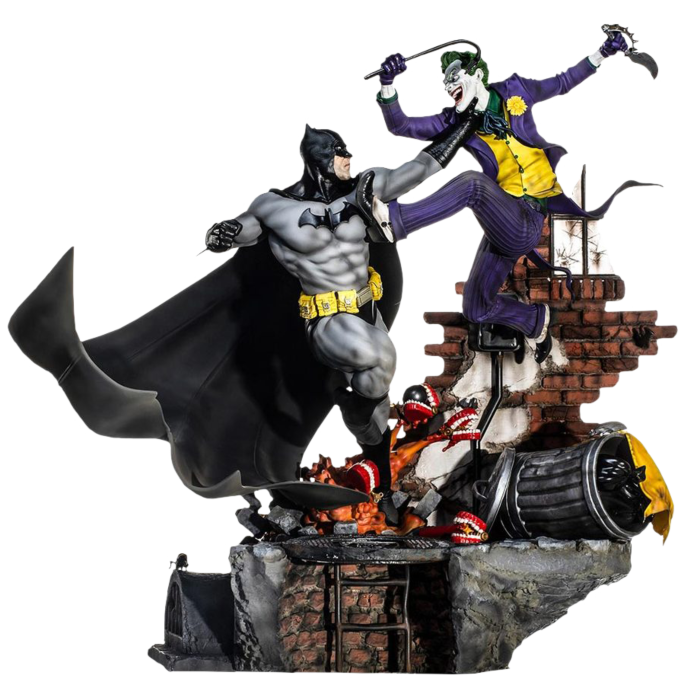 Batman Batman Vs Joker 1 6th Scale Battle Diorama Statue By Ivan Reis By Iron Studios Popcultcha