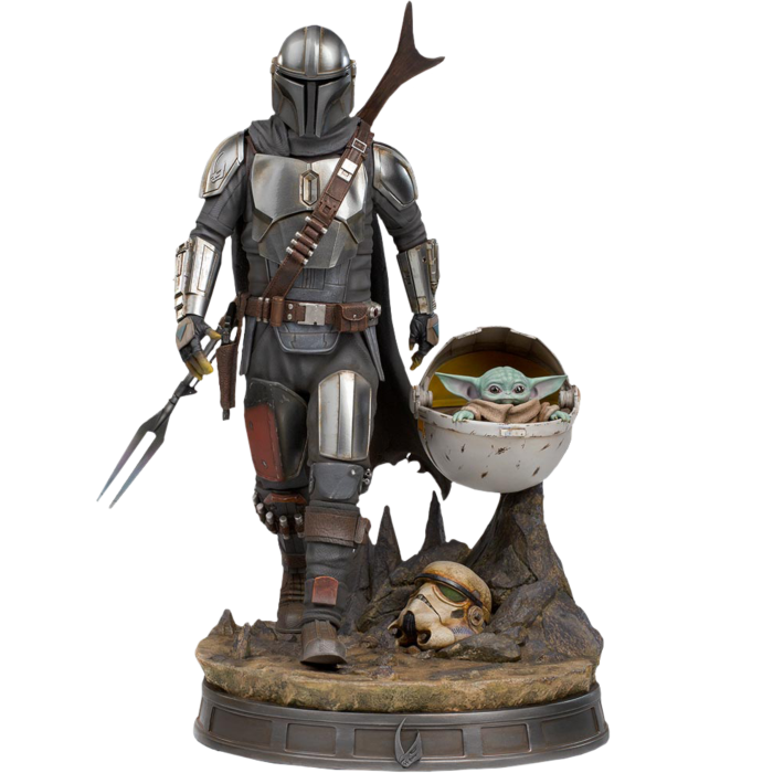 Star Wars: The Mandalorian - The Mandalorian & The Child 1/4 Scale ...