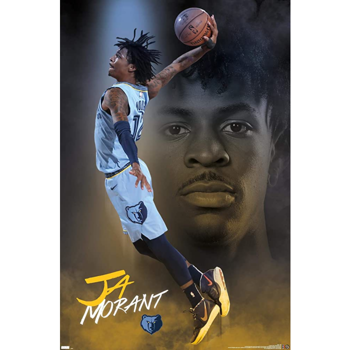 NBA Basketball - Ja Morant Poster (017) By Impact Posters | Popcultcha