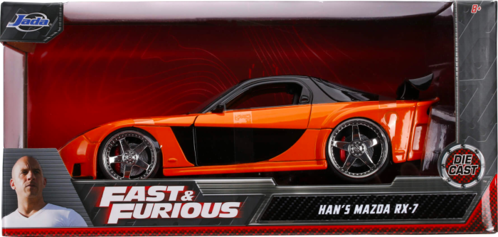 The Fast and the Furious: Tokyo Drift - Han's 1997 Mazda RX-7 1/24th Scale  Metals Die-Cast Vehicle Replica by Jada Toys