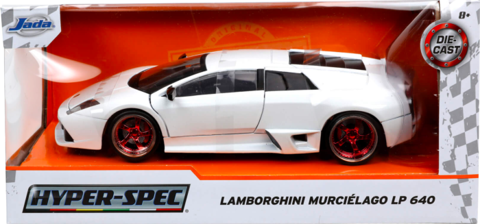 Hyper-Spec - White Lamborghini Murcielago LP 640 1/24th Scale Die-Cast  Vehicle Replica by Jada | Popcultcha