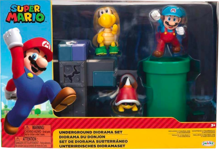 Super Mario - Underground Diorama World of Nintendo 2.5” Scale