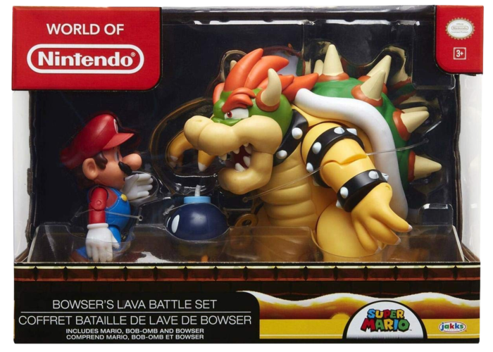 Super Mario Bros. The Movie Bowser 8 Deluxe Action Figure Jakks
