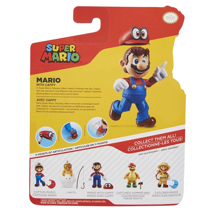 2019 Gifts Cute Odyssey Super Mario Bros Luigi Mario Action Figures Toys New 5" 