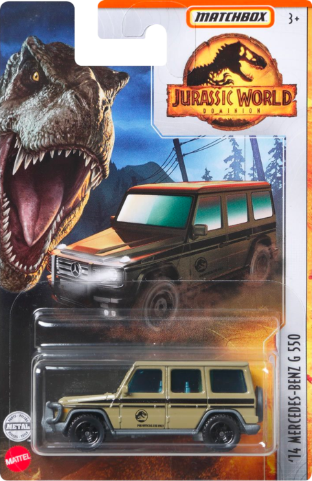 Jurassic World Dominion 14 Mercedes Benz G 550 Matchbox 1 64th