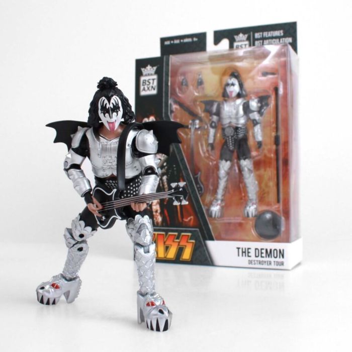 kiss gene simmons action figure