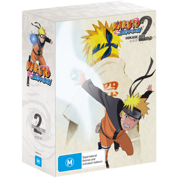 Naruto Shippuden Hokage Part 2 Episodes 101 205 DVD Box Set 16