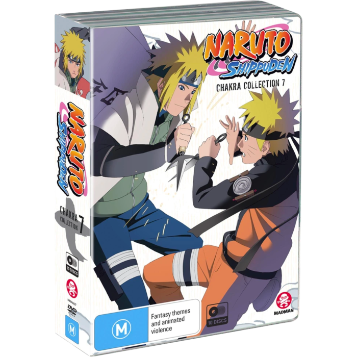 Naruto Shippuden Chaka Collection 07 Episodes 431 500 Dvd Box Set 10 Discs By Madman Popcultcha