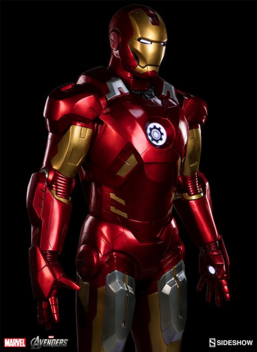 Avengers | Iron Man Mark Vii (7) 1:1 Scale Life-Size Statue By Sideshow  Collectibles | Popcultcha