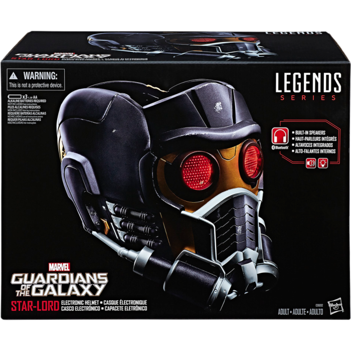 Marvel Legends Guardians of the Galaxy Star-Lord Electronic Helmet New GOTG