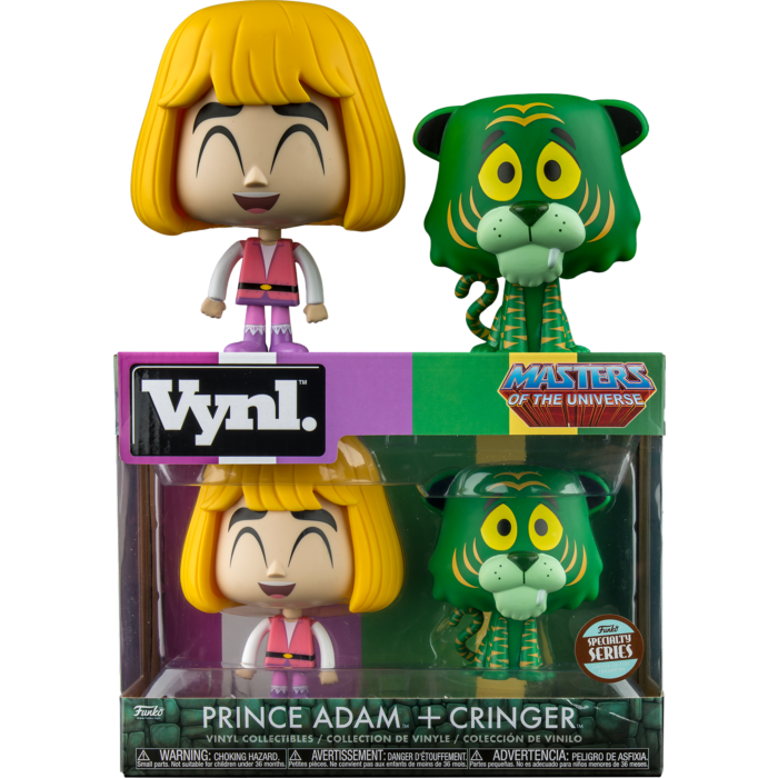 Masters of Universe MOTU Specialty Series for sale online Funko Prince Adam Cringer VYNL Vynl