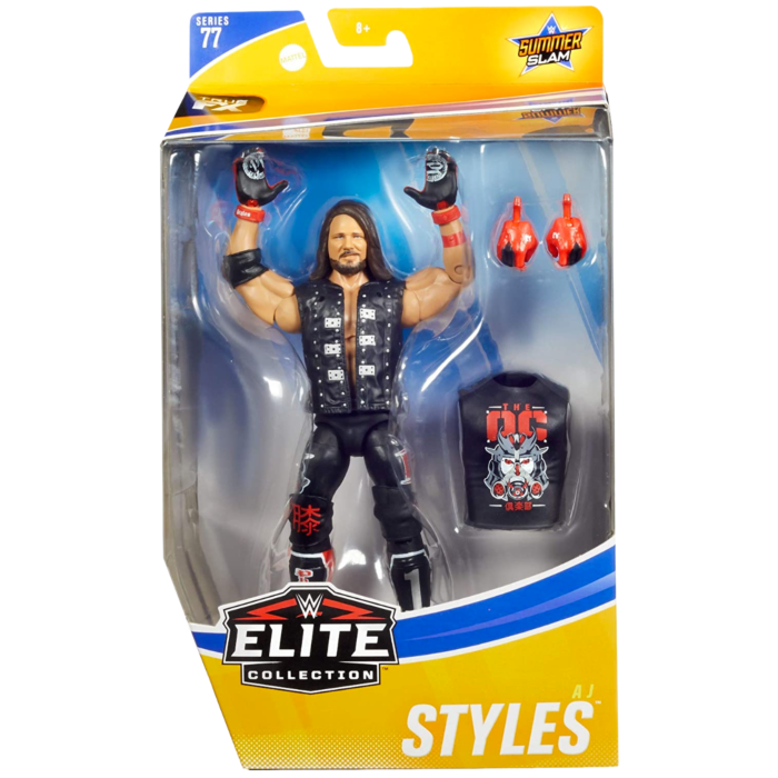 WWE - AJ Styles Elite Series 6” Action Figure by Mattel | Popcultcha