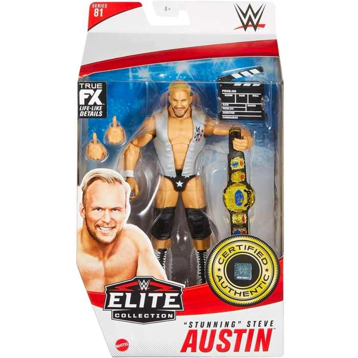 WWE - Stunning Steve Austin Elite Collection 6” Action Figure by Mattel ...