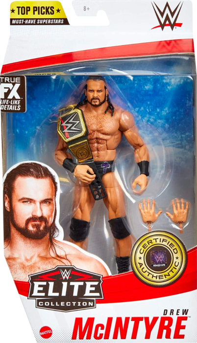 WWE - Drew McIntyre 2021 Top Picks Elite Collection 6” Scale Action ...