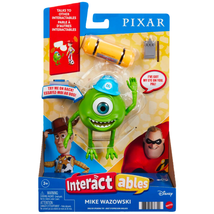 Disney Pixar Monsters, Inc. 4-Inch Scale Action Figure 3-Pack