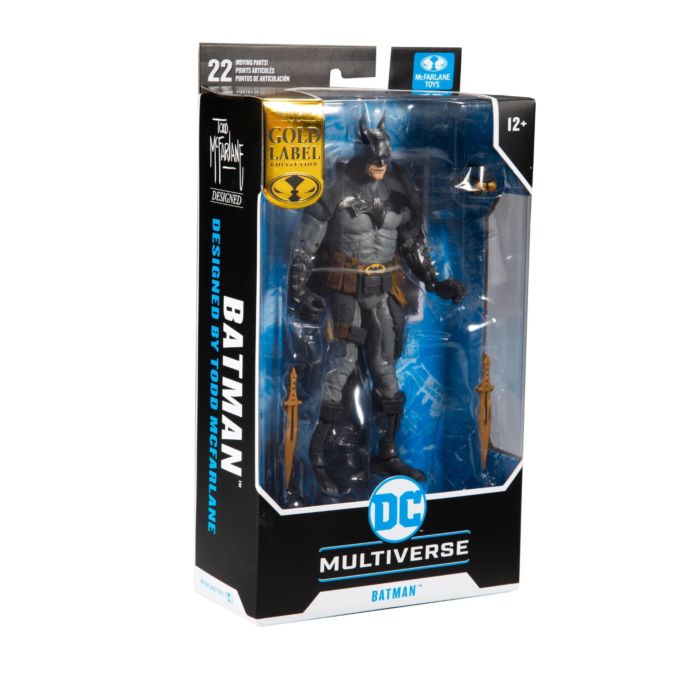 DC Multiverse Todd McFarlane 7" Figure Batman McFarlane Toys Gold Label 