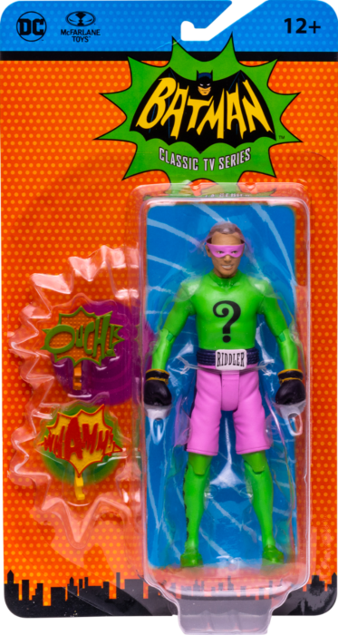 Batman (1966) - Riddler in Boxing Gloves DC Retro 6” Scale Action Figure by  McFarlane Toys | Popcultcha