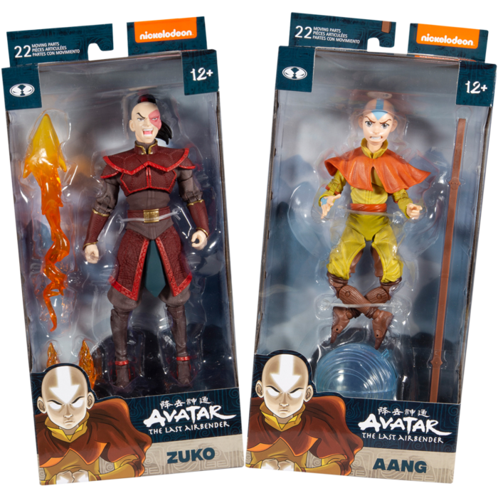  Avatar: The Last Airbender Prince Zuko 7 Action Figure with  Accessories : McFarlane The Last Airbender: Everything Else