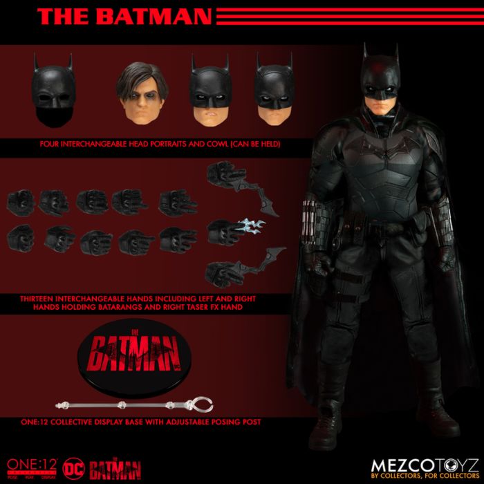 The Batman (2022) - Batman One:12 Collective 1/12th Scale Action Figure by  Mezco Toyz | Popcultcha