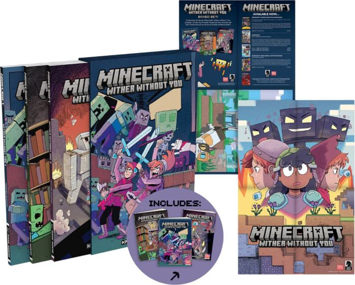 Minecraft: Wither Without You - Volumes 1-3 Paperback Book Boxed Set by ...