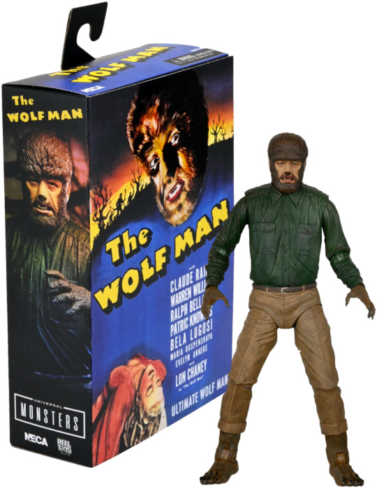 Nec04809 The Wolf Man  1941  Wolf Man Ultimate 7  Scale Action Figure 01 