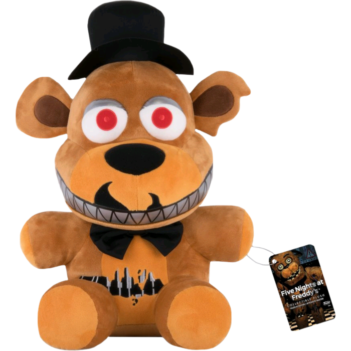  Funko Pop! Plush Jumbo: Five Nights at Freddy's - Nightmare Freddy  10 : Toys & Games