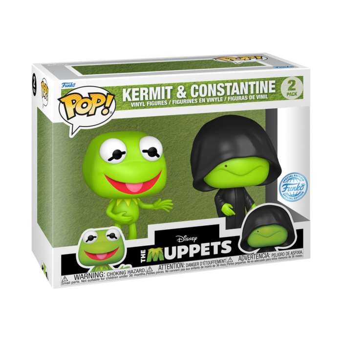 The Muppets Kermit Constantine Pop Vinyl Figure 2 Pack by